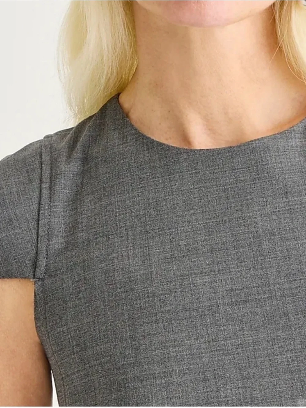 🆕 J. Crew Heather Gray Resume Dress Size 000
